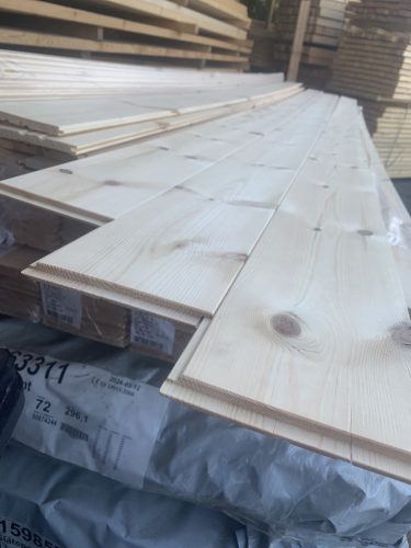 Lambéria hossztoldós svéd borovi 13x145 "B" minőség, AKCIÓ!