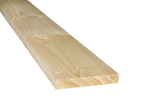 Szárított, gyalult deszka északi lucfenyő 19x196 "A-B" minőség 4,5M