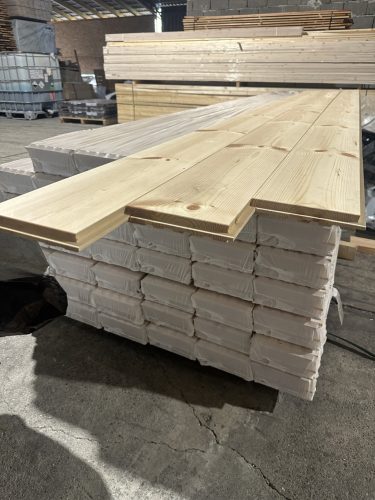 Hajópadló hossztoldós svéd borovi 27x165 "A-B" minőség, járófelület