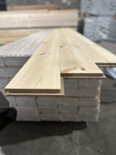 Hajópadló hossztoldós svéd borovi 27x165 "A-B" minőség, járófelület