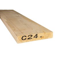 Szárított, gyalult svéd C24 lucfenyő